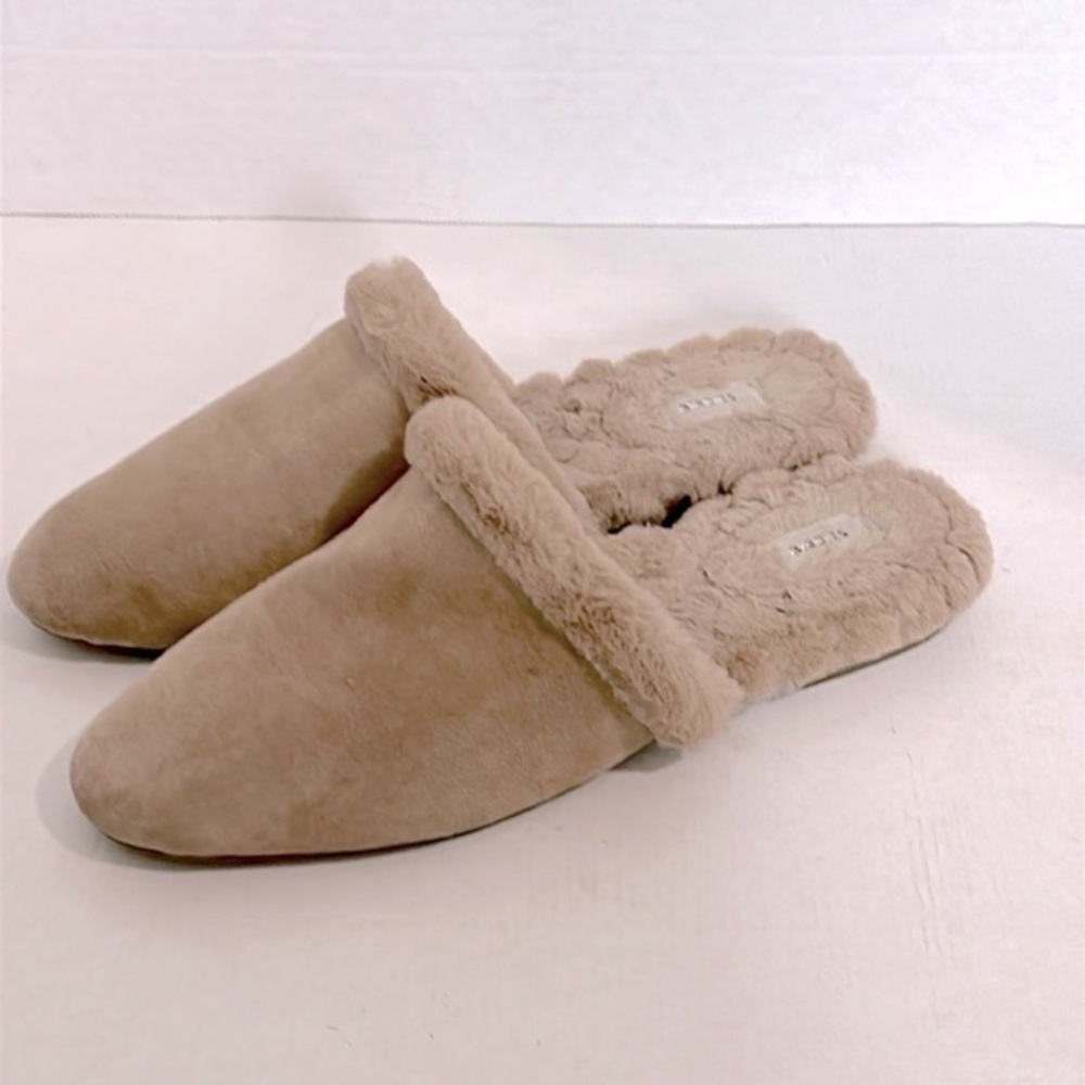Birdies - Songbird, Leather & Faux Fur Mule, 9